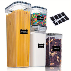 7pcs BPA Airtight Food Storage Containers Set with Lables Dishwasher Safe