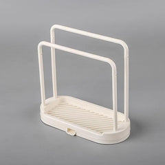 Sponge Holder Dishcloth Hanger Kitchen Sink Rack Organizer Stand