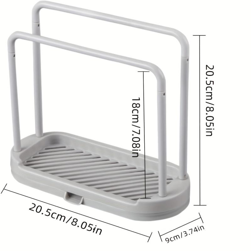Sponge Holder Dishcloth Hanger Kitchen Sink Rack Organizer Stand