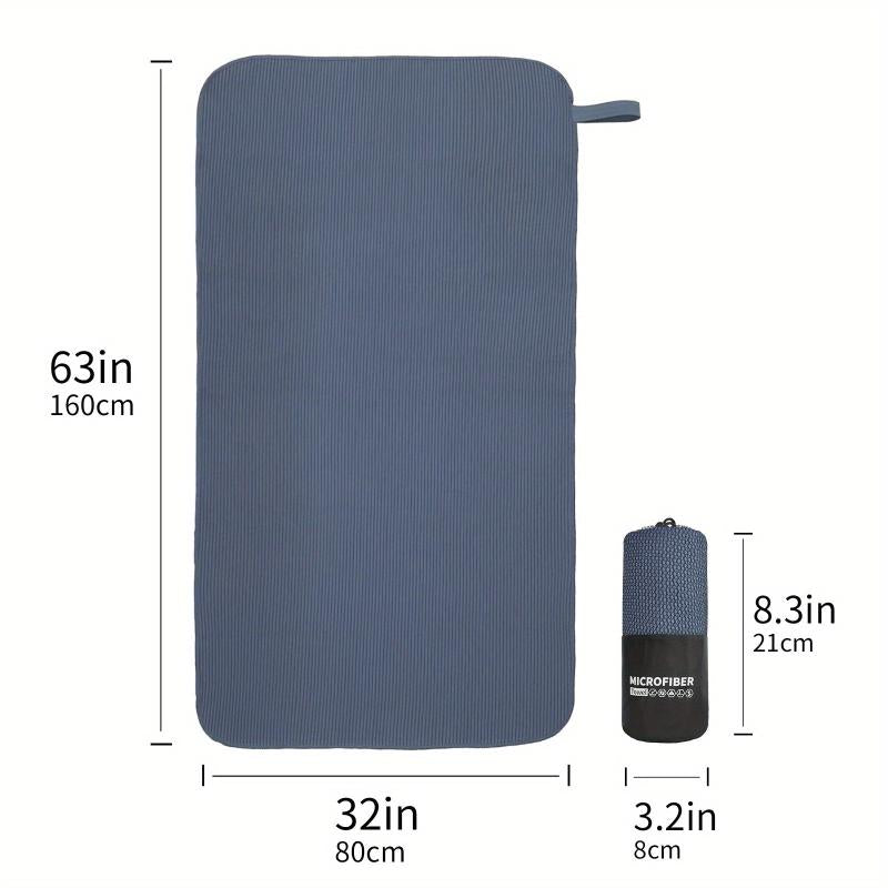 Quick Drying Microfiber Bath Towel Lightweight And Absorbent