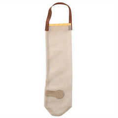 3pcs Hangable Mesh Fruit & Veg Storage Bag Portable Handle Kitchen Garlic Onion