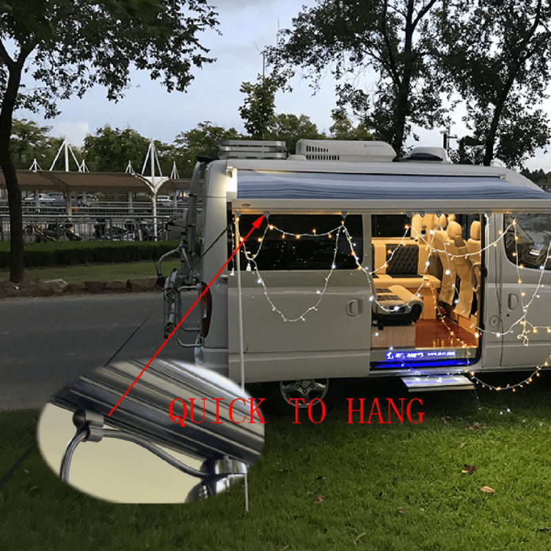 10pcs Awning Clip for Rope Light - Perfect for RV String Lights