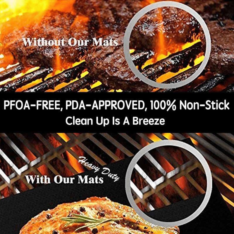 Non Stick BBQ Grill Mat Baking Mat Cooking Grilling Sheet Kitchen Tools