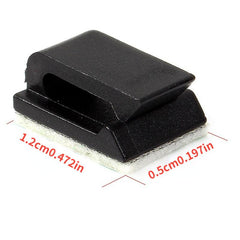 20pcs RV Self adhesive Car Fixed Clip Car GPS Data Cable Light Cord Decorative