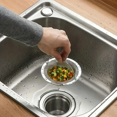 Stainless Steel Sink Strainer with Handle - for RV, Restaurant, Dishwasher