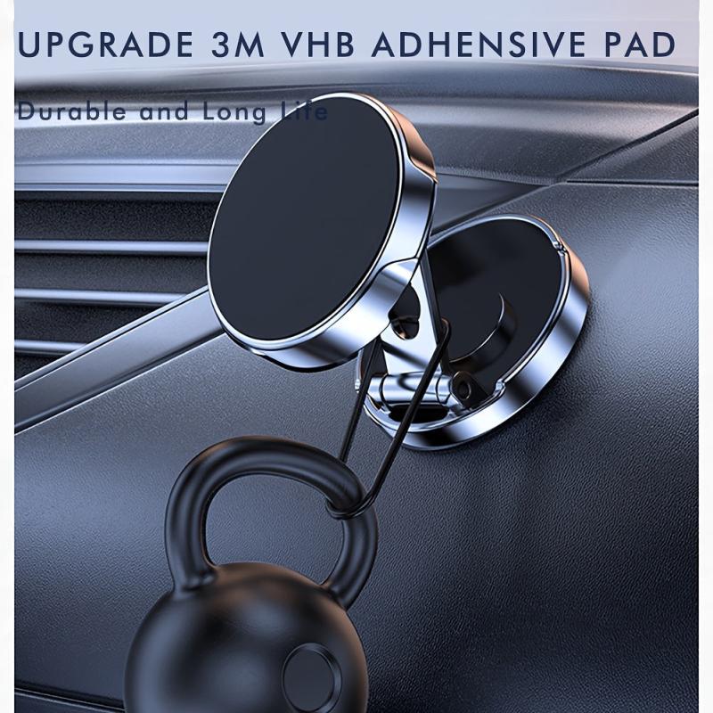 Car Magnet Phone Holder 360 Rotation Foldable Fit iPhone GPS Smartphone