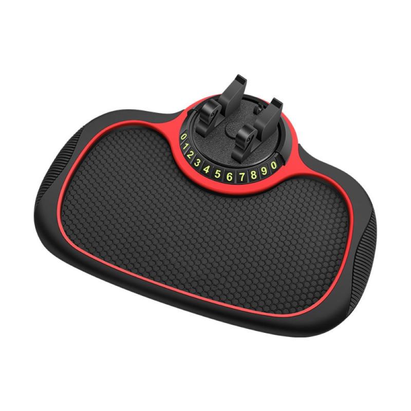 Anti Slip Car Pad - Secure Phone, Hide Plate