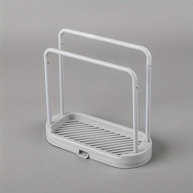 Sponge Holder Dishcloth Hanger Sink Rack Organizer Stand No Rags and Spo