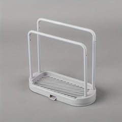 Sponge Holder Dishcloth Hanger Sink Rack Organizer Stand No Rags and Spo