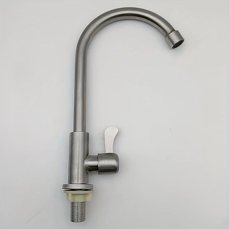 Stainless Steel Brushed Copper Core Faucet Single Cold Faucet