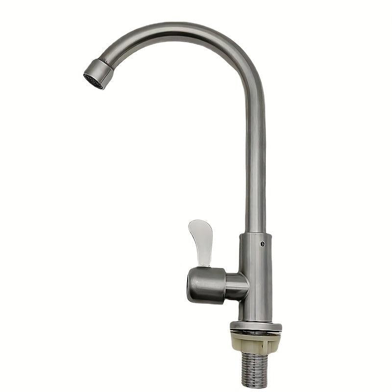 Stainless Steel Brushed Copper Core Faucet Single Cold Faucet