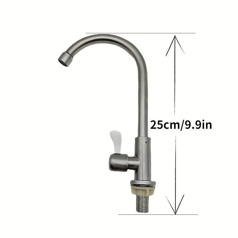 Stainless Steel Brushed Copper Core Faucet Single Cold Faucet