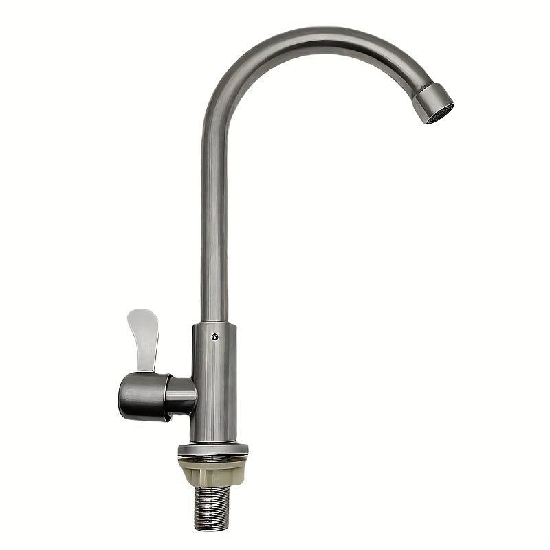 Stainless Steel Brushed Copper Core Faucet Single Cold Faucet