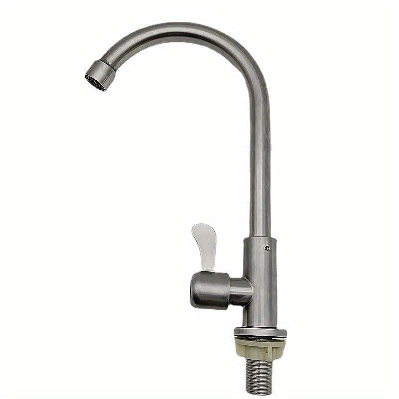 Stainless Steel Brushed Copper Core Faucet Single Cold Faucet