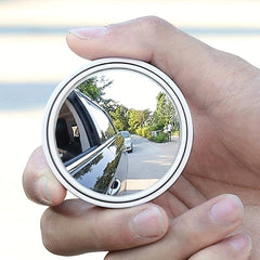 Car Rear View Small Round Mirror 1 Pair