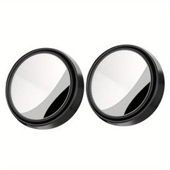 Car Rear View Small Round Mirror 1 Pair