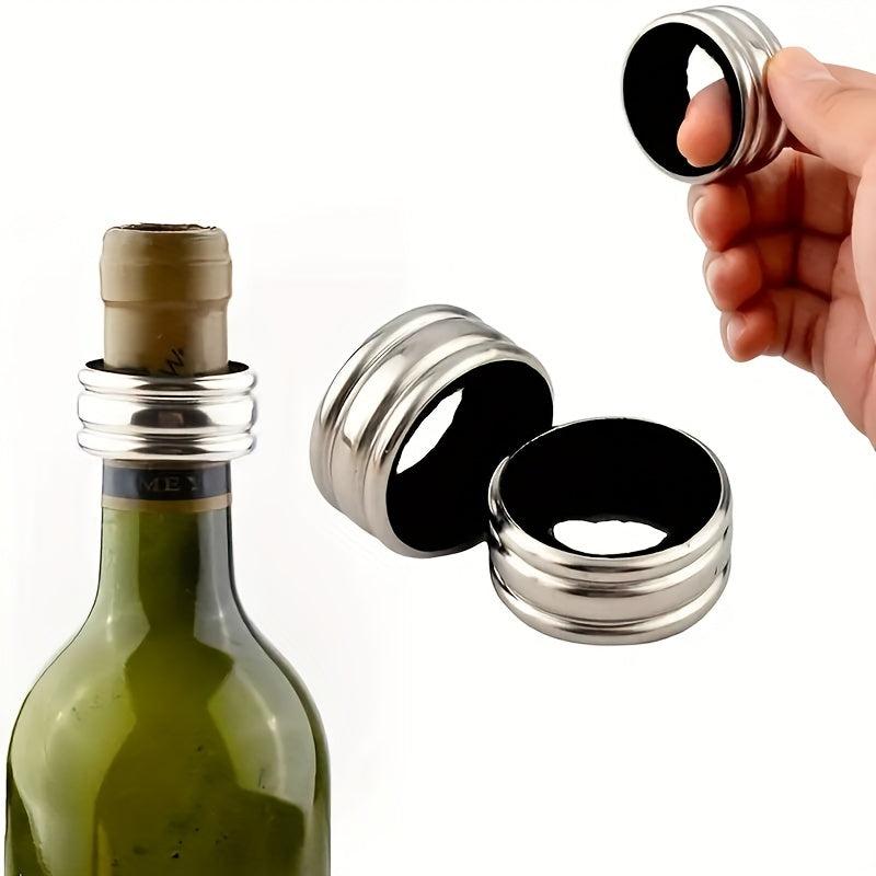 2pcs Wine Bottle Collars Drip Ring Anti Overflow Drip Catcher
