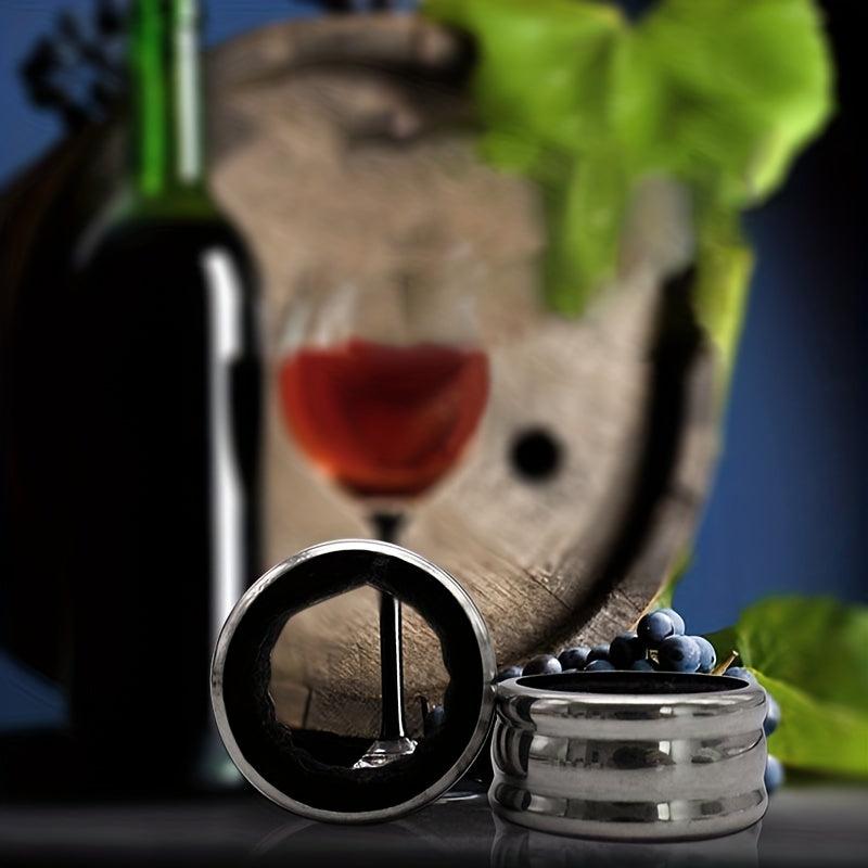 2pcs Wine Bottle Collars Drip Ring Anti Overflow Drip Catcher