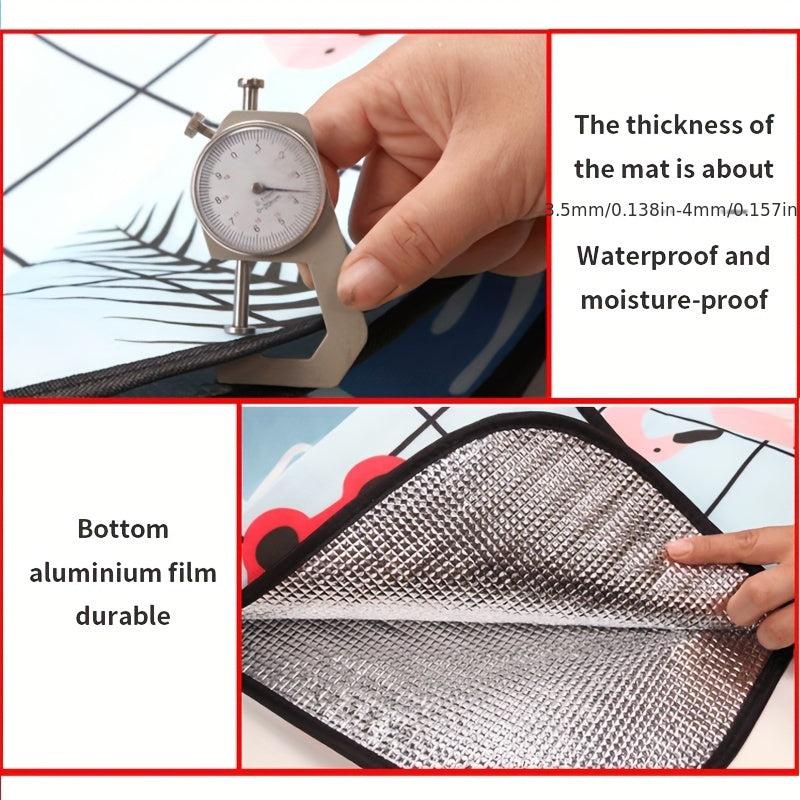 1pc RV Terrace Mat Camping Picnic Mat Waterproof Moisture-proof Random Pattern