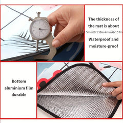 1pc RV Terrace Mat Camping Picnic Mat Waterproof Moisture-proof Random Pattern