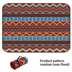 1pc RV Terrace Mat Camping Picnic Mat Waterproof Moisture-proof Random Pattern