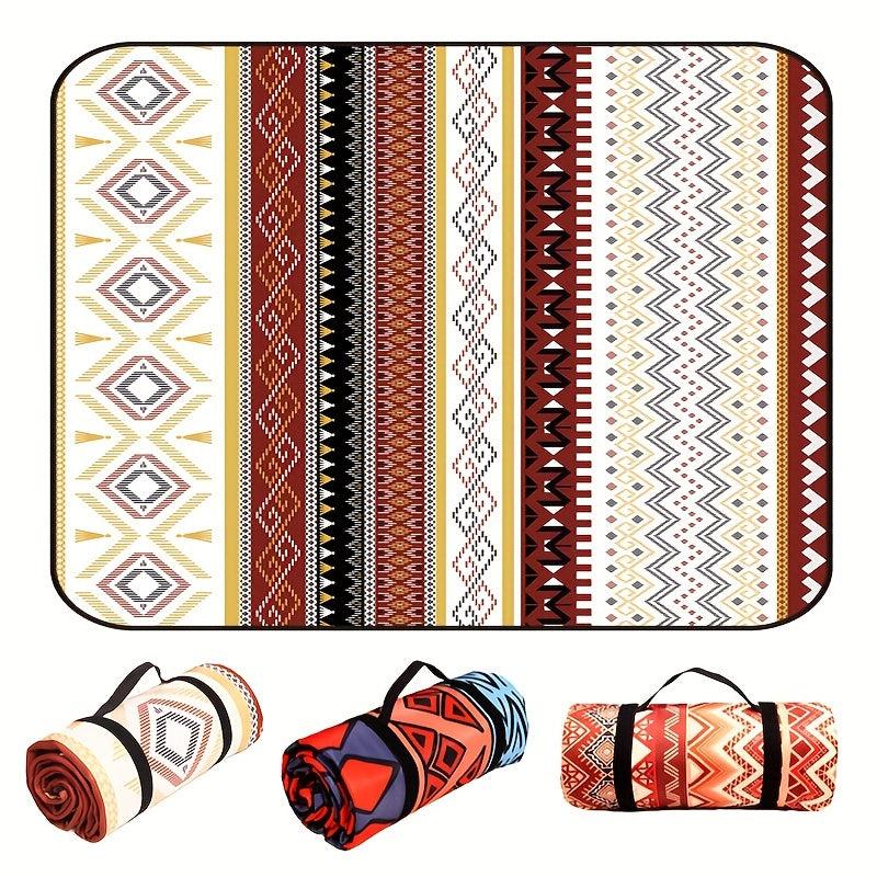 1pc RV Terrace Mat Camping Picnic Mat Waterproof Moisture-proof Random Pattern