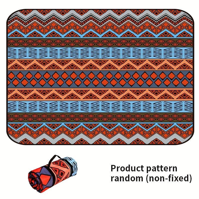 1pc RV Terrace Mat Camping Picnic Mat Waterproof Moisture-proof Random Pattern