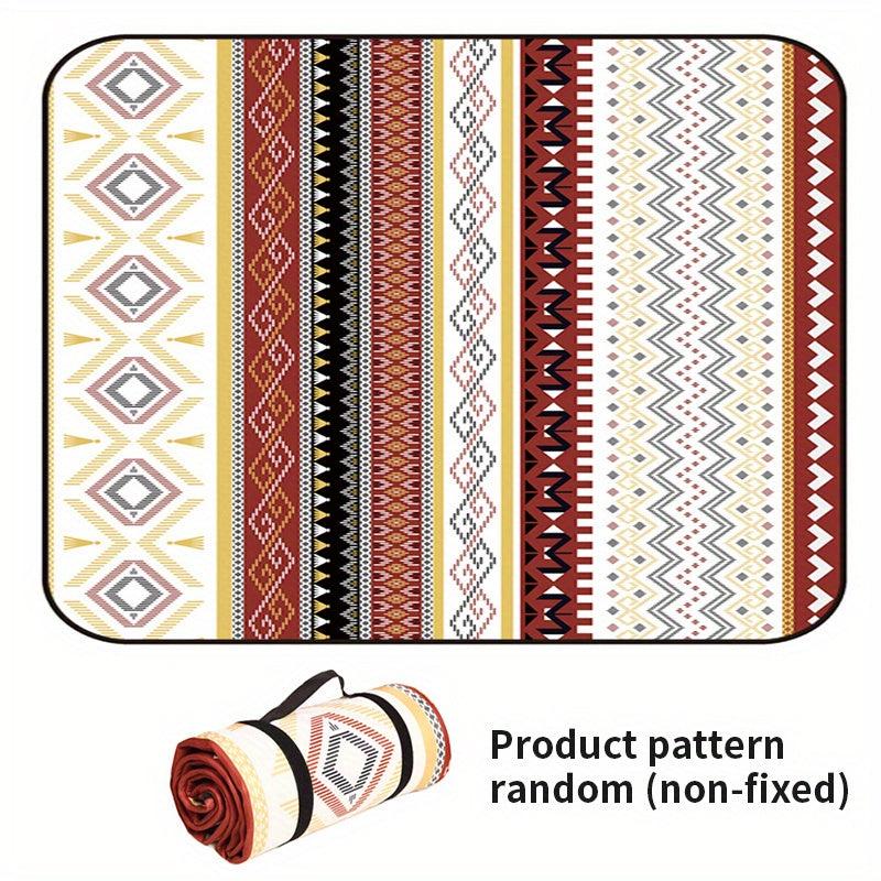 1pc RV Terrace Mat Camping Picnic Mat Waterproof Moisture-proof Random Pattern