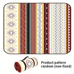 1pc RV Terrace Mat Camping Picnic Mat Waterproof Moisture-proof Random Pattern