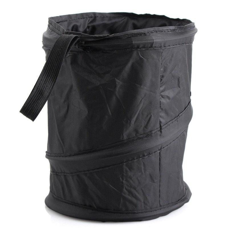 Foldable Car Garbage Can & Seat Back Storage Bag