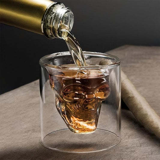 Skull Skeleton Wine & Beer Glass for Bar Decor