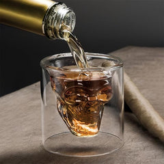 Skull Skeleton Wine & Beer Glass for Bar Decor