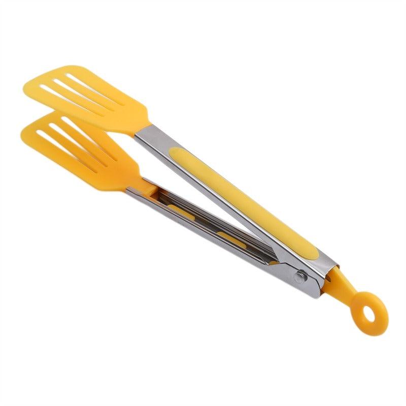9in Nylon Square Head Food Clip Stainless Steel BBQ Bread Clip