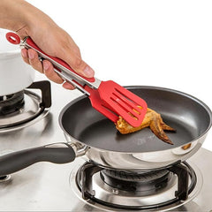 9in Nylon Square Head Food Clip Stainless Steel BBQ Bread Clip