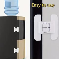2pcs Fridge Water Dispenser Drawer Safety Lock Set