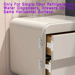 2pcs Fridge Water Dispenser Drawer Safety Lock Set
