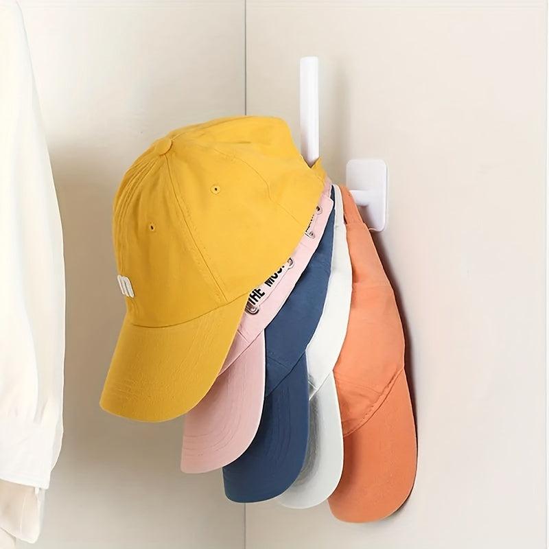 Adhesive Hat Rack for Baseball Caps - No Punching Needed
