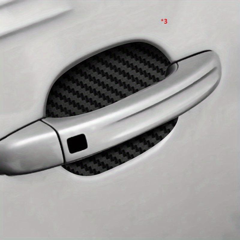 4pcs Car Door Handle Protection Film Resistant Cover Auto Accessory