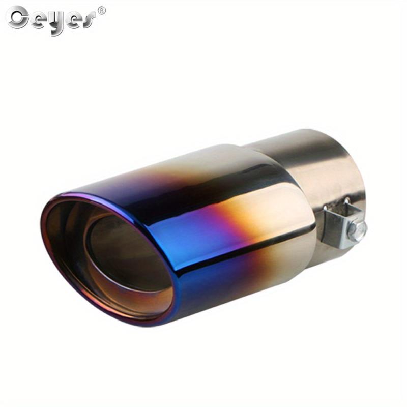 Ceyes Universal Stainless Steel Oval Exhaust Muffler Tip