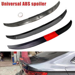Car Universal Spoiler Racing ABS Three Section Tail Wing Rear Trunk Lip