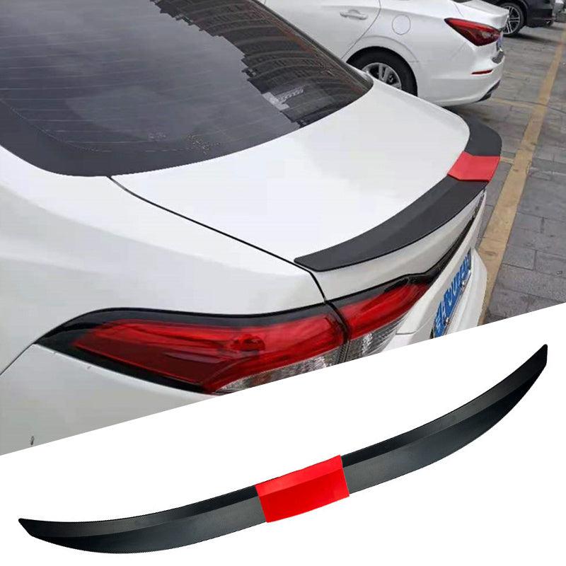 Car Universal Spoiler Racing ABS Three Section Tail Wing Rear Trunk Lip