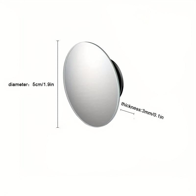 2pcs Adjustable Car Blind Spot Mirror 360 Degree Wide Angle Rearview Mirror
