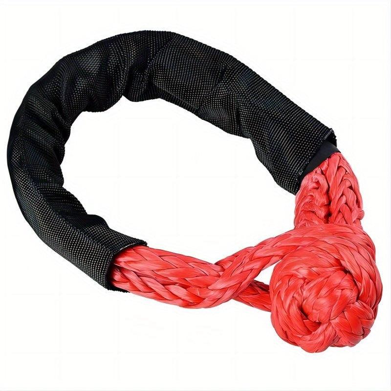 Heavy Duty Off-road 4X4 Traction Shackle with Protective Sleeve Recovery
