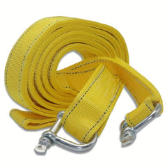 8T Car Towing Rope Strap w U Hooks & Reflective Light