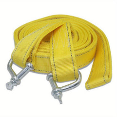 8T Car Towing Rope Strap w U Hooks & Reflective Light