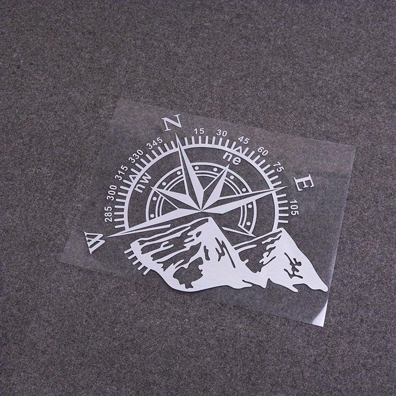 Compass Car Stickers Vinyl Water Proof Decals Off road