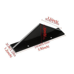 4PCS Rear Bumper Lip Diffuser Spoiler Shark Fin for Car