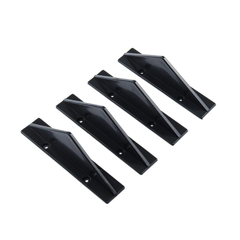 4PCS Rear Bumper Lip Diffuser Spoiler Shark Fin for Car
