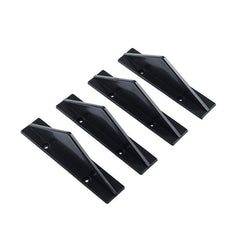 4PCS Rear Bumper Lip Diffuser Spoiler Shark Fin for Car
