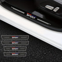 4pcs Car Door Sill Decorative Panels Door Sill Pedal Protection